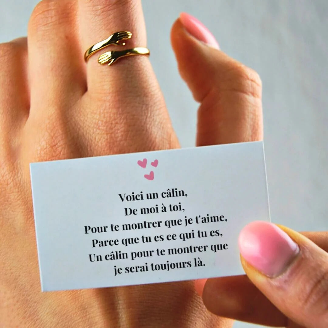 Nidyan - La bague "Un câlin vos mille mots"